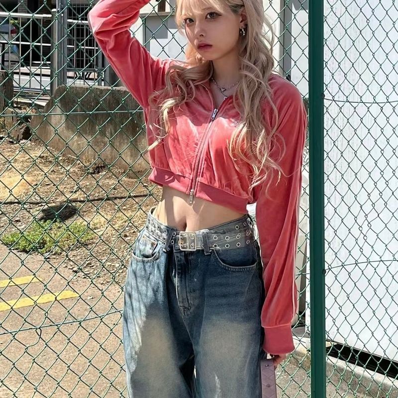 Instagram stiliaus permatomas dvigubas krūtis moterims, paprastas ir universalus mados punk meilės diržas, džinsų diržas_voghion.com