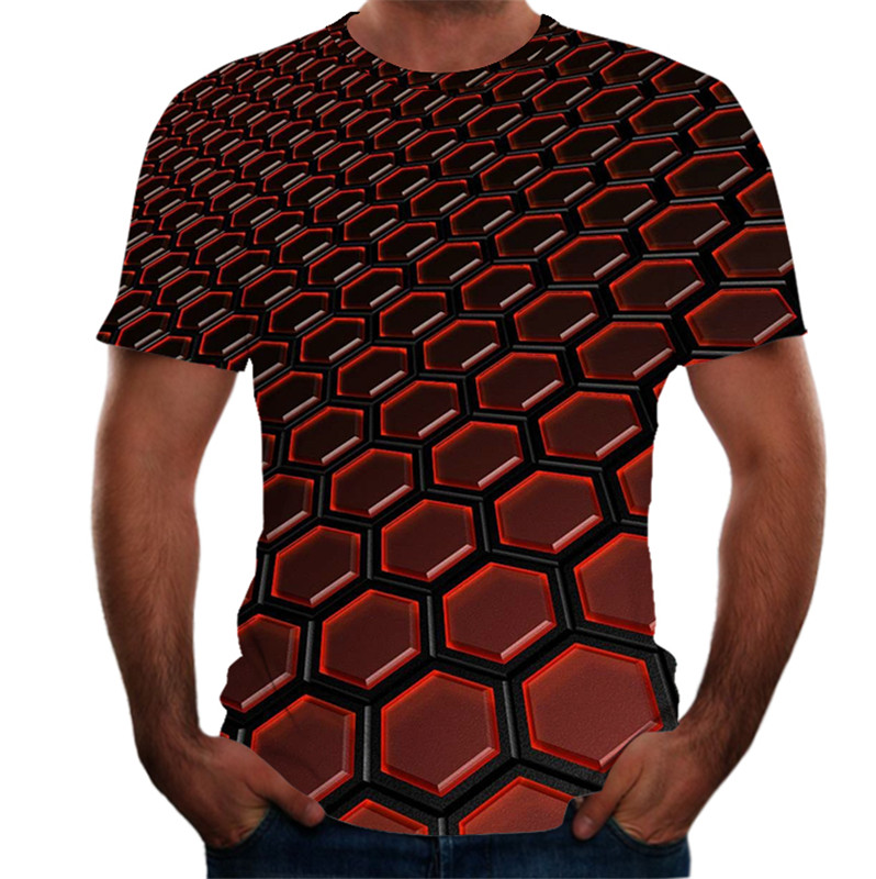 Jungen Kleidung Anime Harajuku Top Sommer 3D Mode Herren T-Shirt O Kragen Hemd Große Größe Streetwear_voghion.com