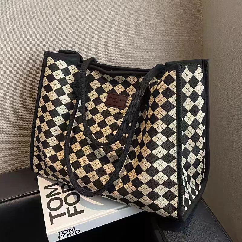Women's Handbag, Tote Out, Large Capacity Shoulder Bag, Multi-functional Student Tote Bag For Classes Tote Bag_voghion.com