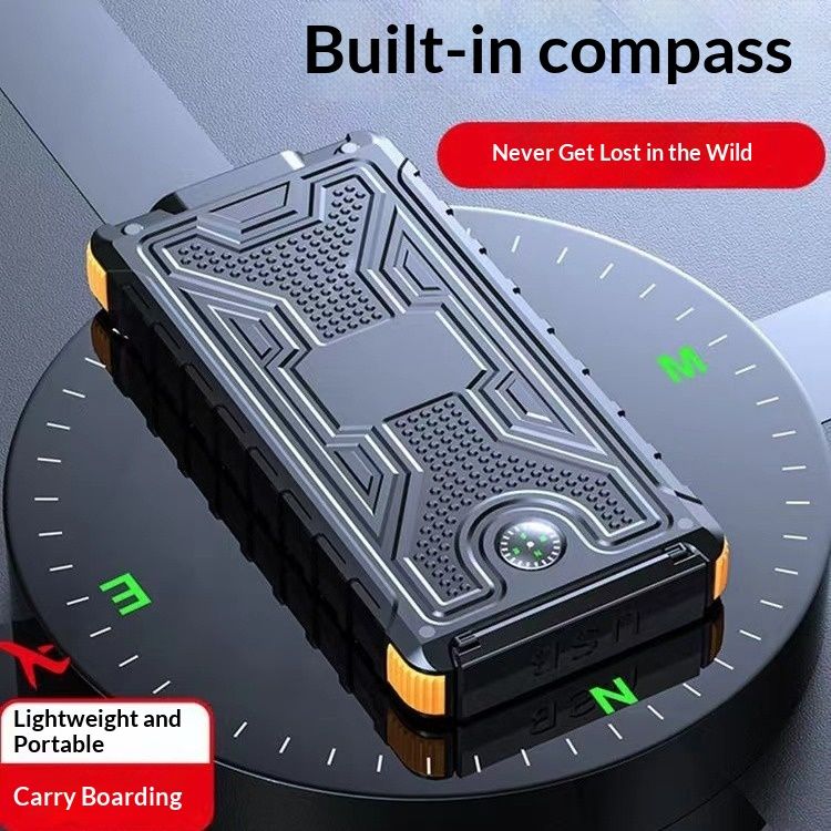 50704555550<=3 Banca solare di vendita calda 20000mAh grande capacità bussola antiurto multifunzionale alimentazione mobile per esterni_voghion.com