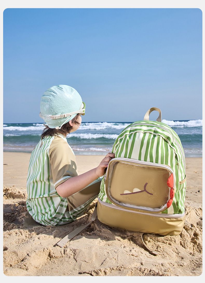 Kids Swim Bag – Waterproof & Dry-Wet Separate, Beach & Pool Essentials Organizer For Boys & Girls_voghion.com