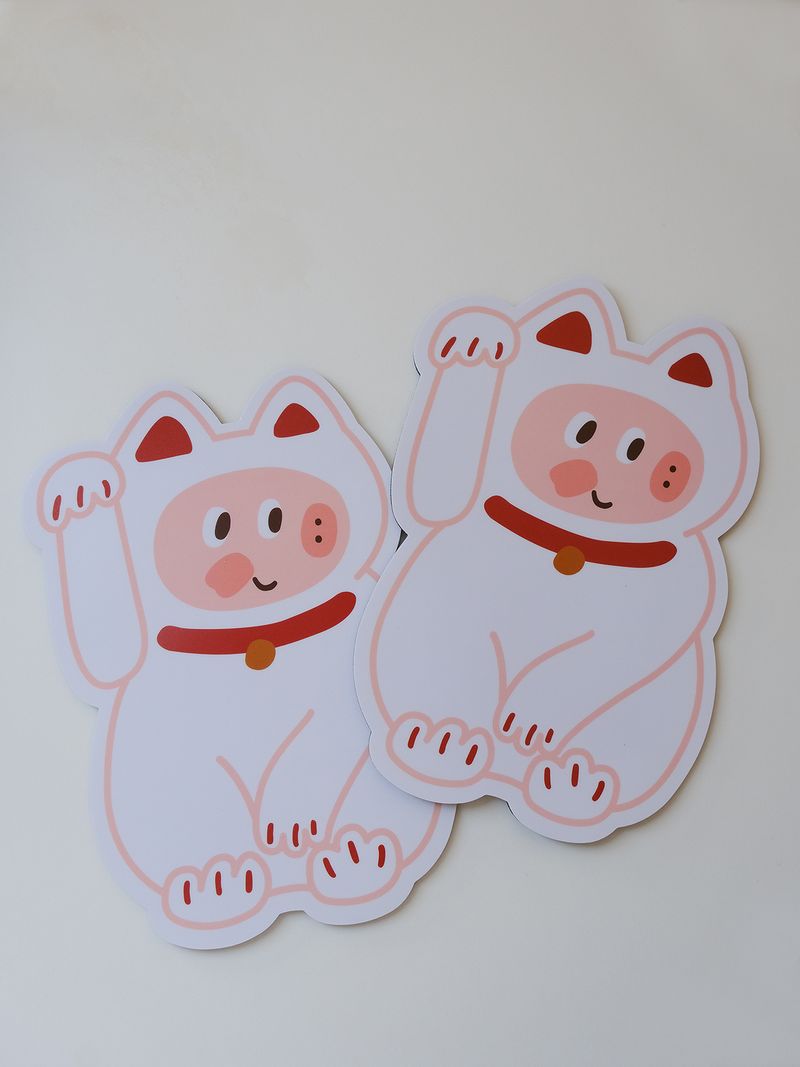 Unbeatable Quality Jobbo Bring In Wealth And Treasure Pig Mouse Pad Ins Cute Girl Cartoon Original Design Computer Office Learning Gift_voghion.com