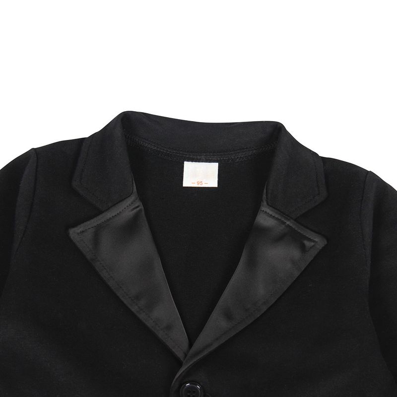 Mother & Kids Infant and Toddler Dress Children's Clothing Boys Gentleman Long Sleeve Jumpsuit Suit Jacket Boys Two-piece Children's Suit_voghion.com