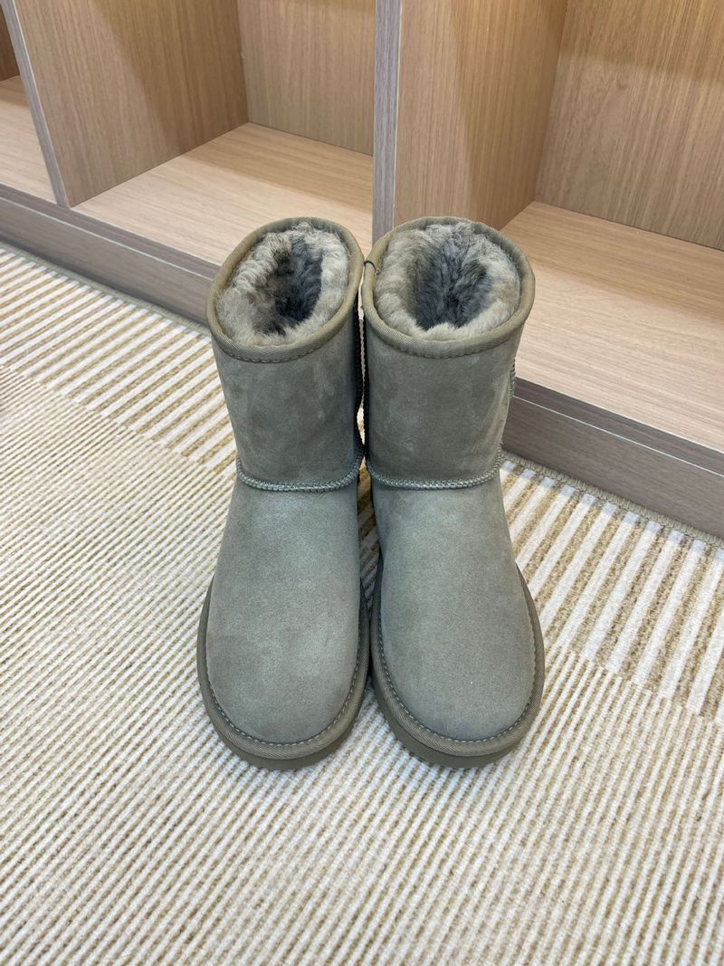 Henan Sangpo Leather Women's Boots 5825 Fur Integrated High-end Snow Boots Super Thick Warm Comfortable Versatile And Elegant_voghion.com