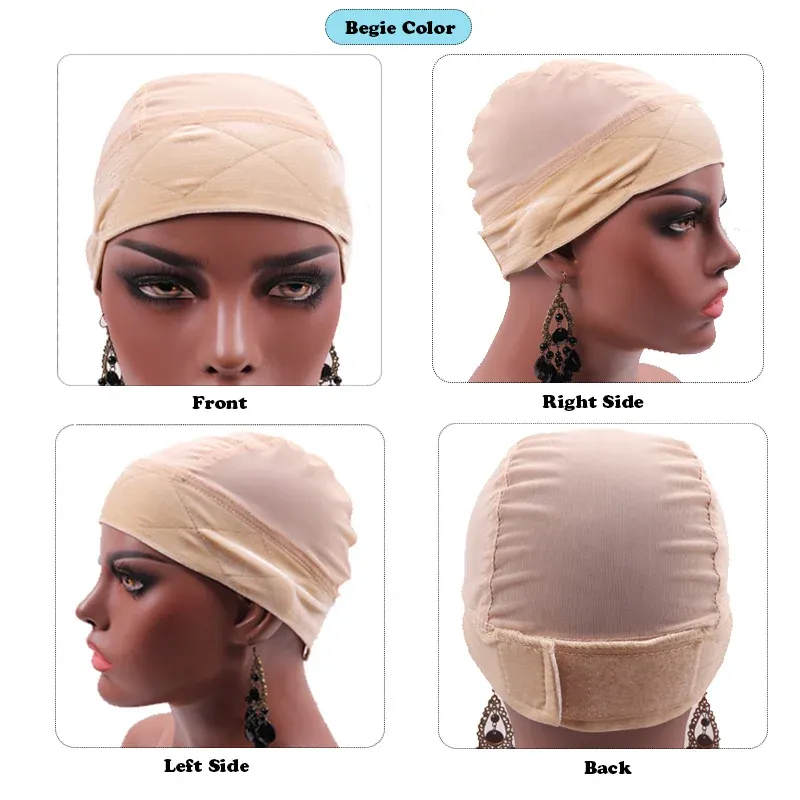 Breathable Wig Grip Cap Velvet Wig Caps Hair Protective_voghion.com