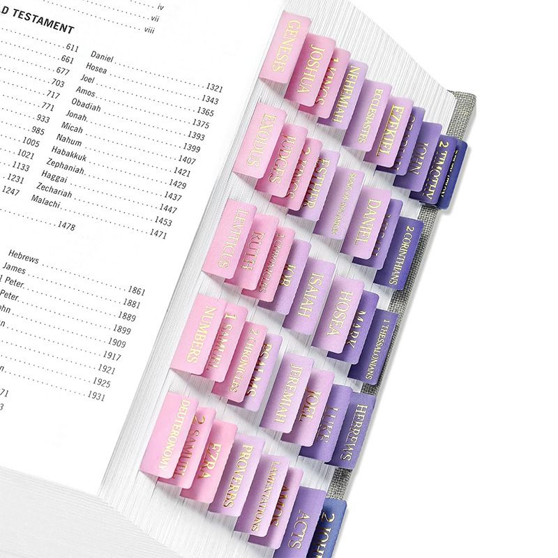 Window-Shaped Alphabet Index Stickers - Waterproof & Durable Book Labels For Organizing - Assorted Colors & Designs_voghion.com