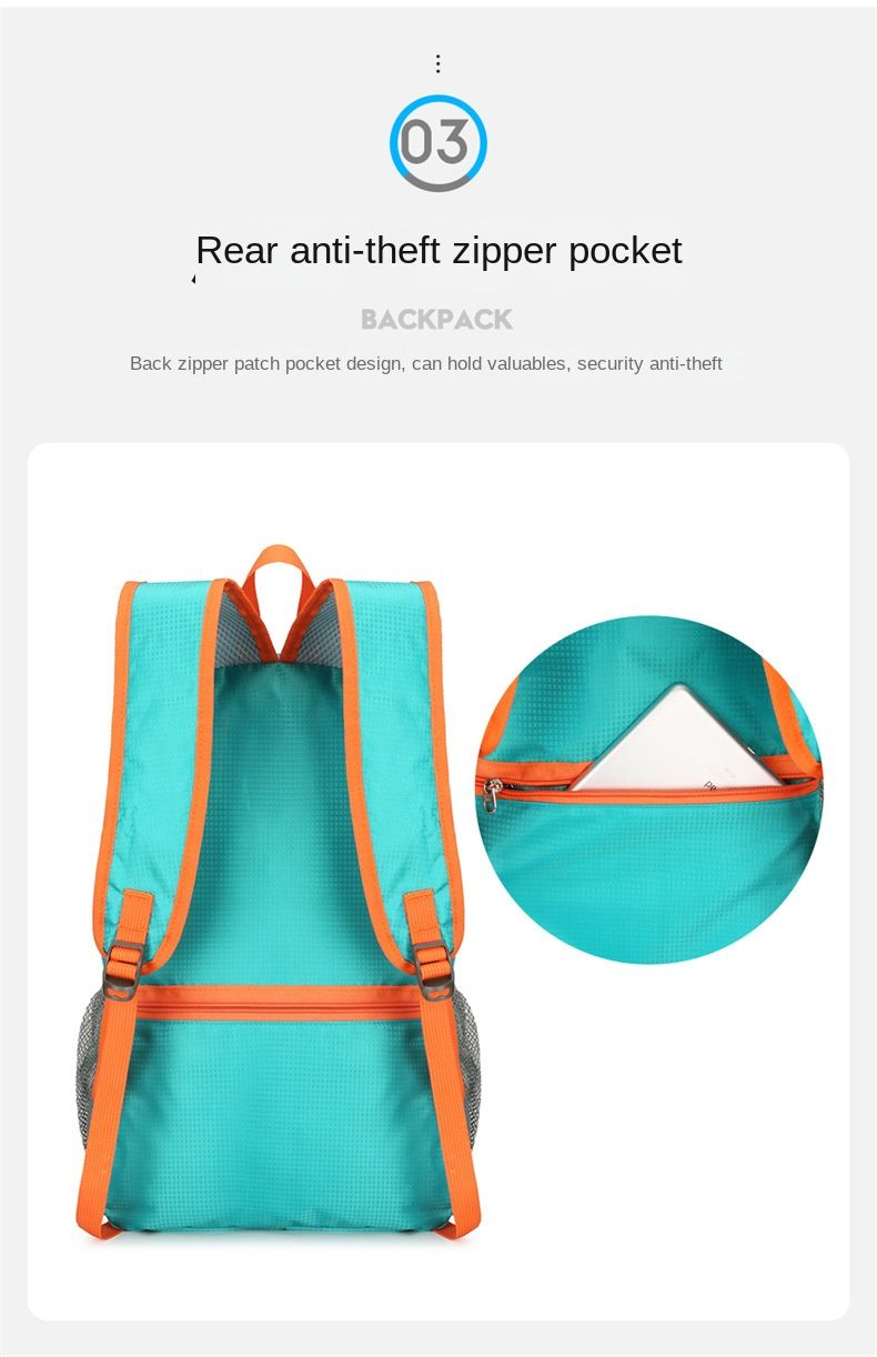 Outdoor Backpack Oxford Budden Mountain Riding Backpack Lightweight Multifunctional Casual Foldable Backpack Large Capacity_voghion.com
