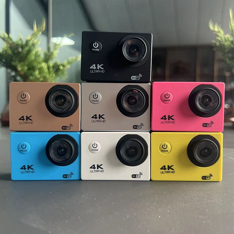 Cámara deportiva 4K inalámbrica con conexión WiFi al teléfono, para buceo al aire libre, HD, resistente al agua, para ciclismo_voghion.com