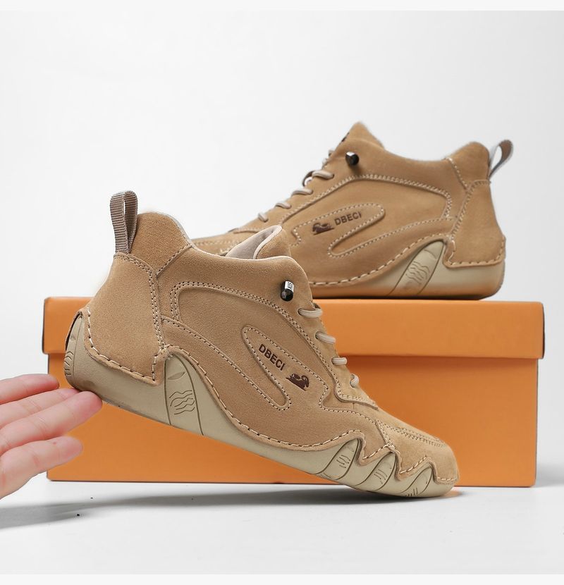 High-top Large-size Women's Shoes First-layer Leather Women's Martin Boots Short Boots Sports And Leisure Shoes Versatile Leather Boots_voghion.com