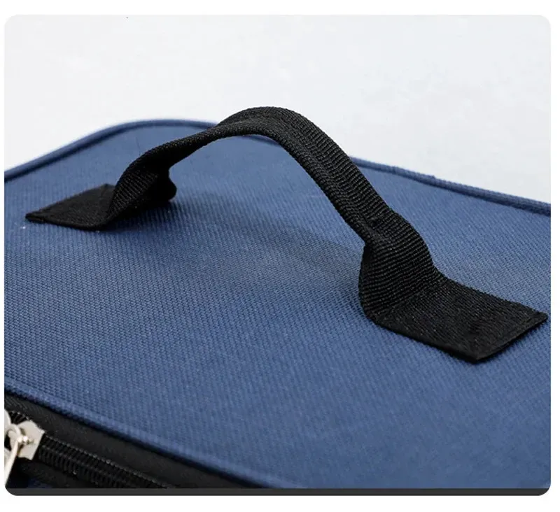 Oxford Cloth Thick Bento Bag Large Capacity Portable Insulated Outdoor Picnic Student Lunch 250318l_voghion.com