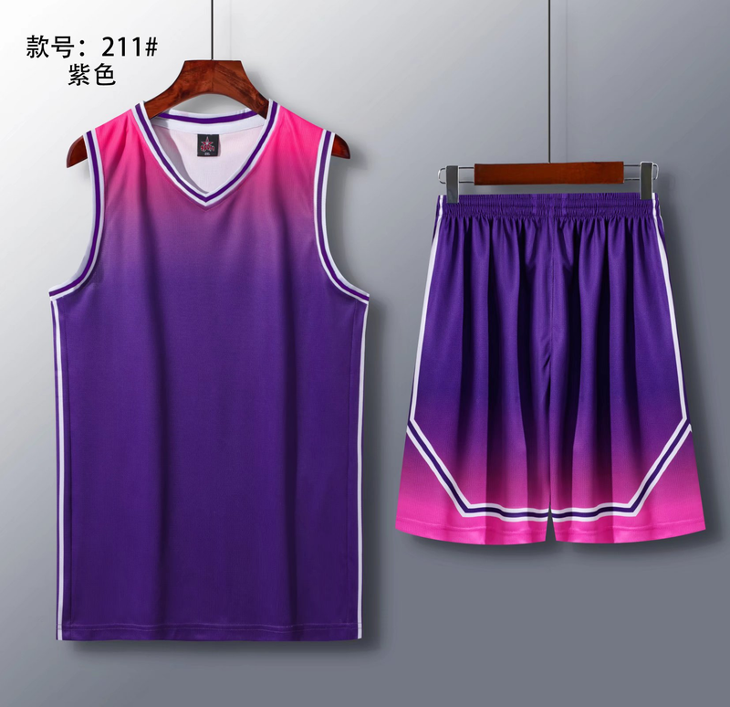 211 Στολή μπάσκετ Παιδική Στολή για Ενήλικες Ανδρική Ομαδική Στολή με στάμπα με τσέπες και στις δύο πλευρές 2xs-6xl_voghion.com