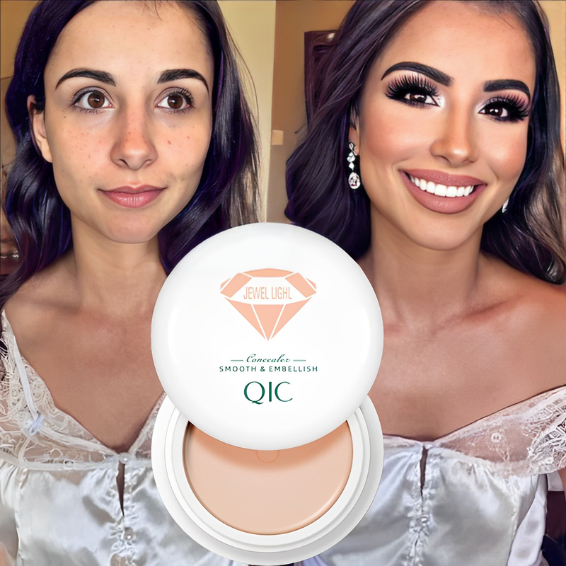 Fond de teint liquide, correcteur de maquillage pour le visage, maquillage Ceram, base imperméable, luminosité, couverture blanche, cercle foncé_voghion.com