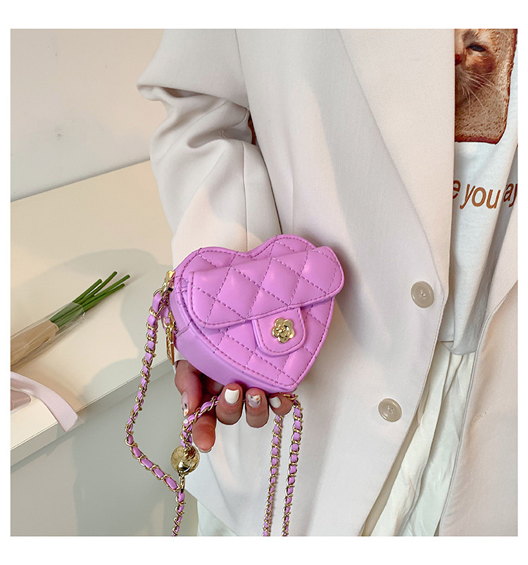 Borsa a tracolla da donna a forma di cuore, alla moda, con rossetto_voghion.com