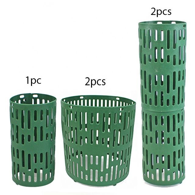 Meubles de maison jardin taille réglable protecteur de tronc en plastique protecteur d'écorce_voghion.com