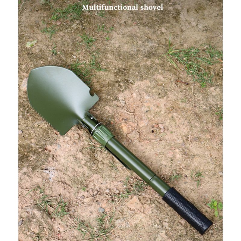 Outdoor Gear Camping Spaten 4-in-1 Multifunktionale Militär Angeln Klapp Eisen Schaufel_voghion.com