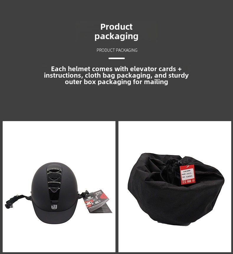 Jezdecká helma, jezdecká čepice, jezdecká čepice, letní ultralehká dětská jezdecká helma, velkoobchod s přeshraniční generací_voghion.com