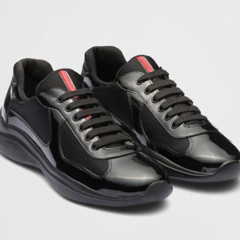 Hell lackierte Mesh-Spleißen-Sportschuhe für Herren aus mattem Echtleder, atmungsaktiv, vielseitig für Paare_voghion.com