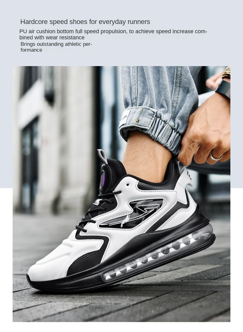 Neue Herrenschuhe für den Herbst, Sportschuhe aus Ultrafaserleder, luftgepolsterte Laufschuhe_voghion.com
