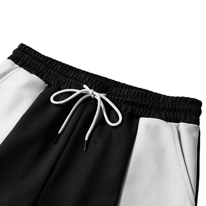 Lässige, sportliche Jogginghose für Herren – lockere Passform, atmungsaktiv und schnelltrocknend mit Farbblockdesign zum Laufen, fürs Fitnessstudio und den Alltag_voghion.com