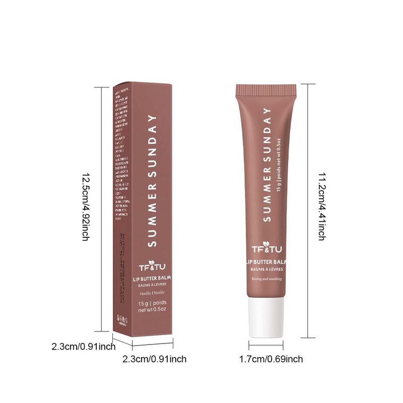Maquillaje TF&TU Polypeptide Butter Balm Brillo líquido Tinte labial hidratante y voluminizador_voghion.com