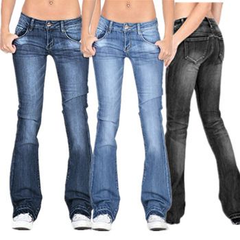 Damenbekleidung Damen Jeans Enge elastische Quaste Schlaghose Hose Jeans Damen Trendy und vielseitig_voghion.com