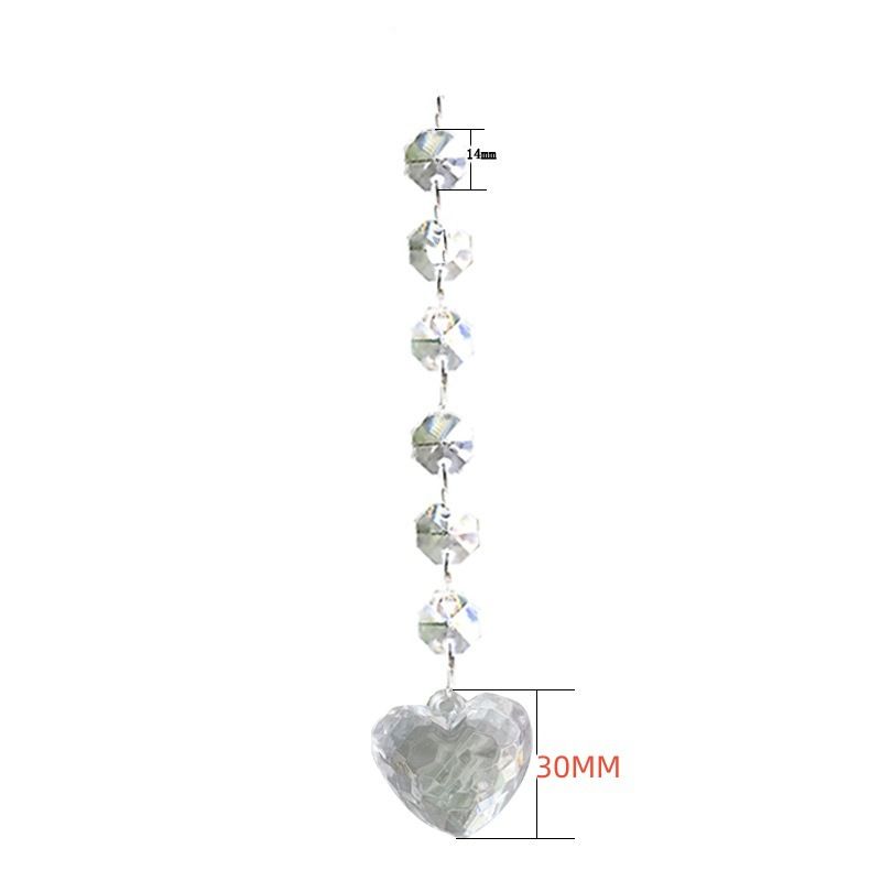 Cross-Border Transparent Crystal Bead String Hat Snowflake Ice Christmas Tree Decoration Wedding Lighting_voghion.com
