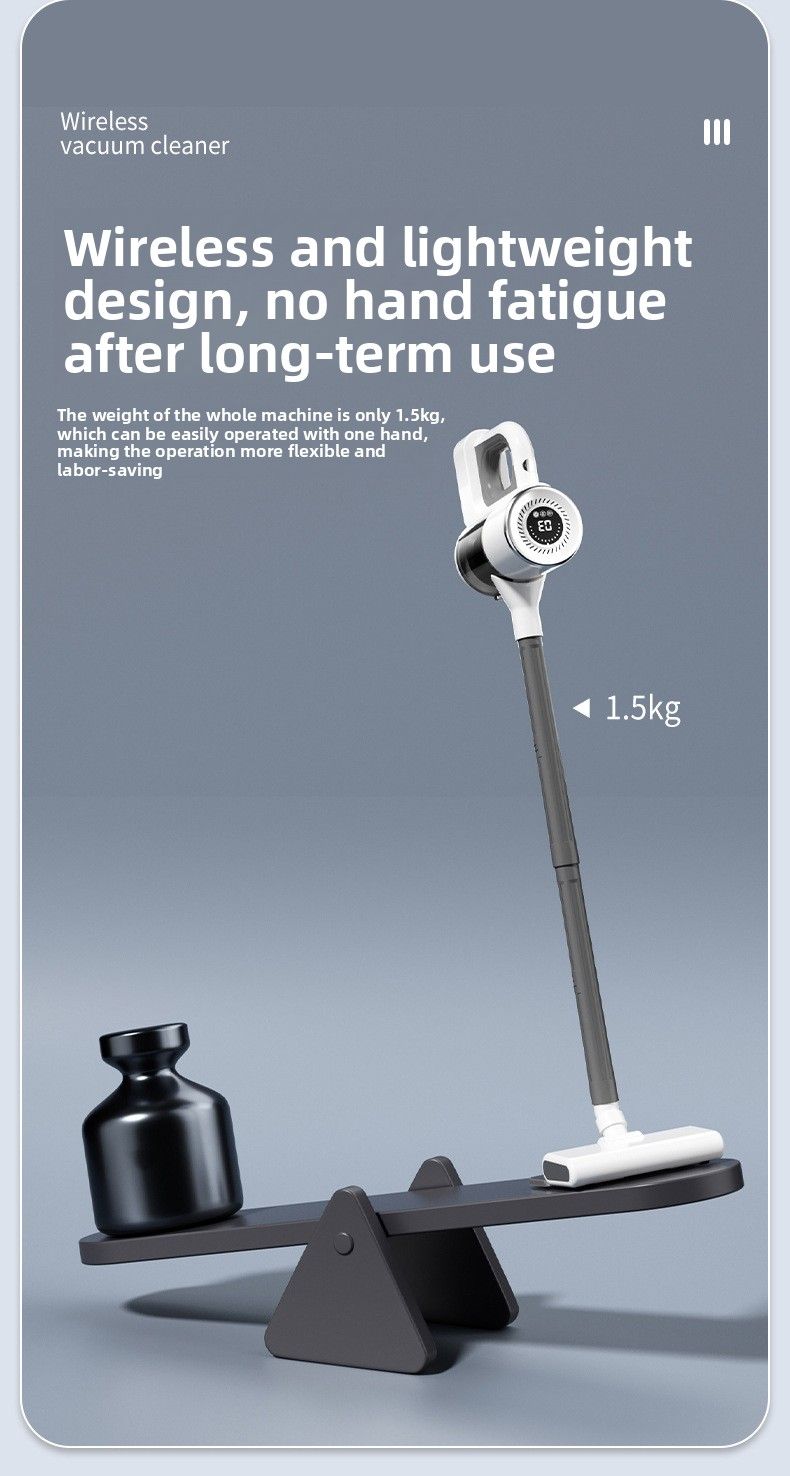 Wireless Vacuum Cleaner Household Super Strong Suction Suction Mopping All-in-one Machine High Power Handheld To Remove Pet Cat Hair_voghion.com