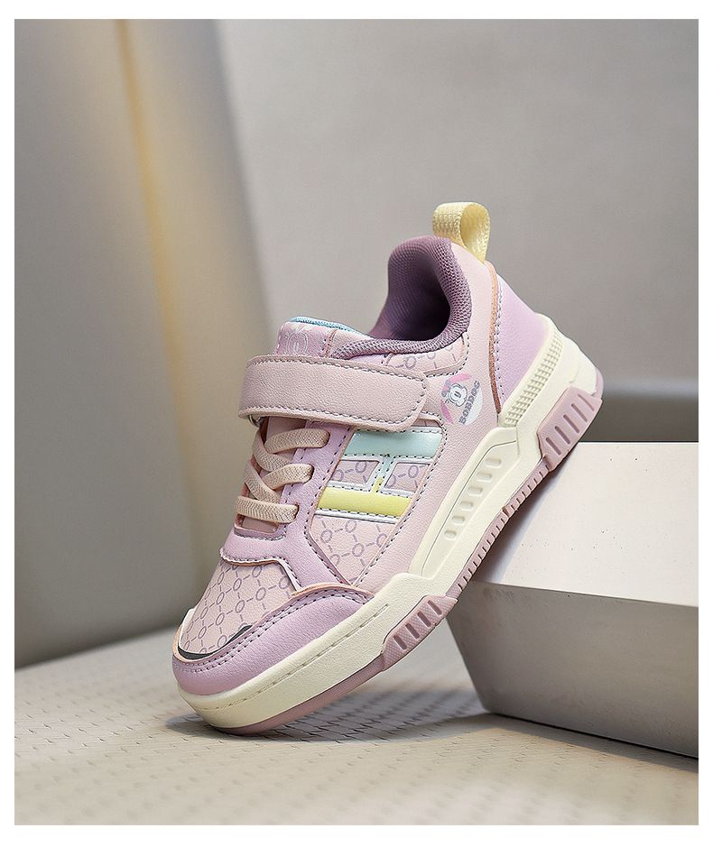 Jongeschong Niddreg Boardschuhe Fréijoer nei Lieder atmungsaktiv Schong mëttelgrouss Jongen Kanner Sportschuhe_voghion.com