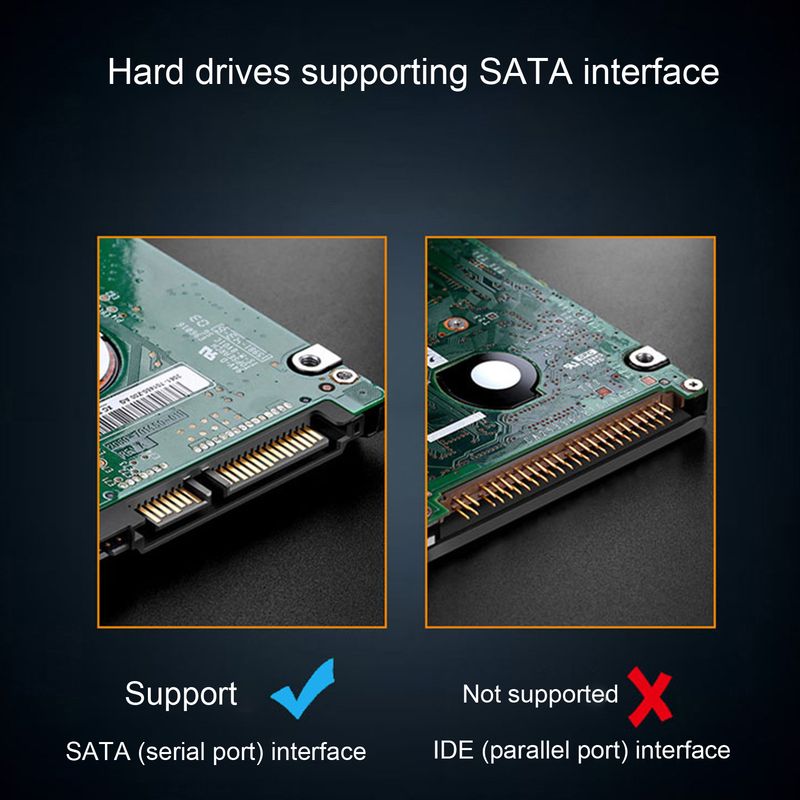 Dysk twardy Uniwersalny, stabilna transmisja Zgodność Przechowywanie danych USB3.0/Type-C 3.1 Zewnętrzny dysk twardy SATA 2,5 cala_voghion.com