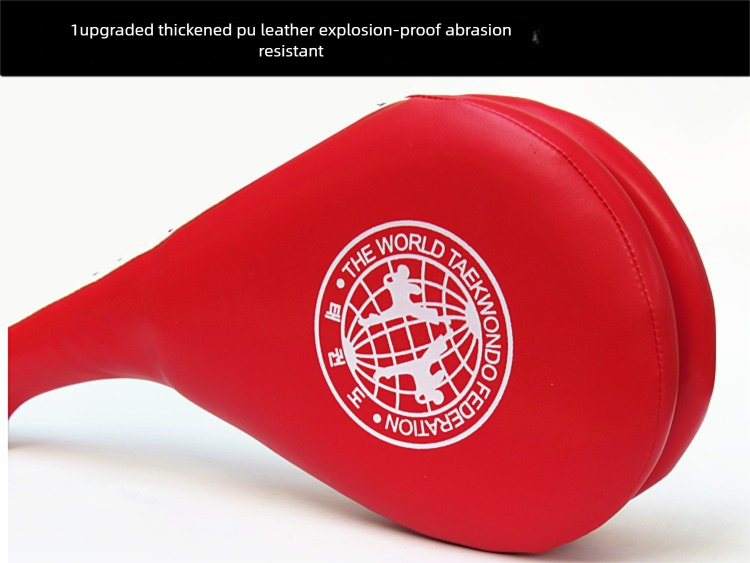 Taekwondo-Trittzielscheibe für Kinder, Handplatte, Fußgriff-Hühnerbein-Schallzielscheibe, Trainingsgerät_voghion.com