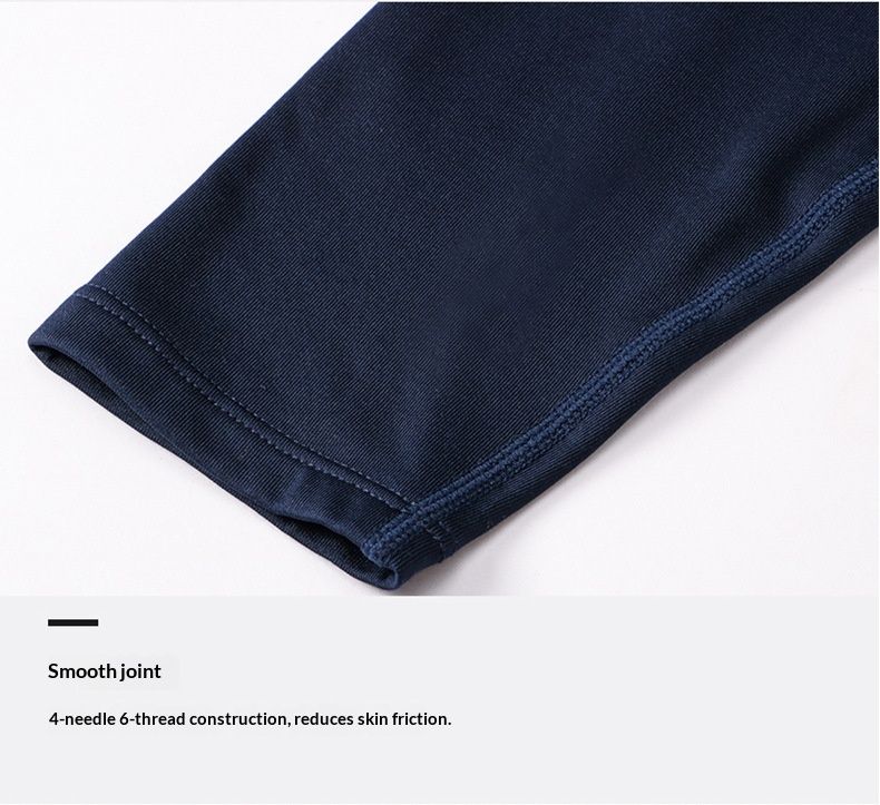 Pure Pure Men's Autumn And Winter Fleece-Lined Gym Shirt High Elasticity Tight-Fitting Sports Running Training Long Sleeve Warm_voghion.com