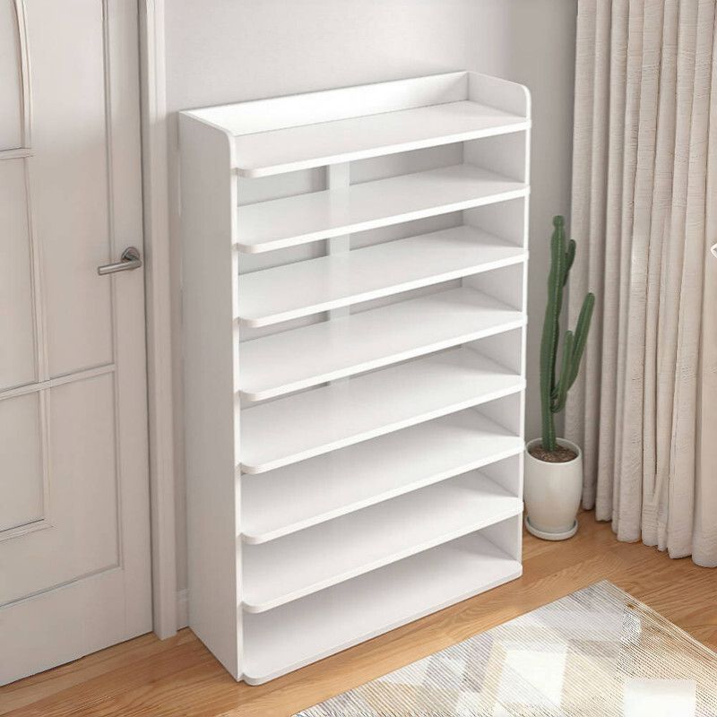 5/6/7/8 Tiers Shoe Rack Storage Shelf Display Stand Organiser Unit Cabinet White_voghion.com
