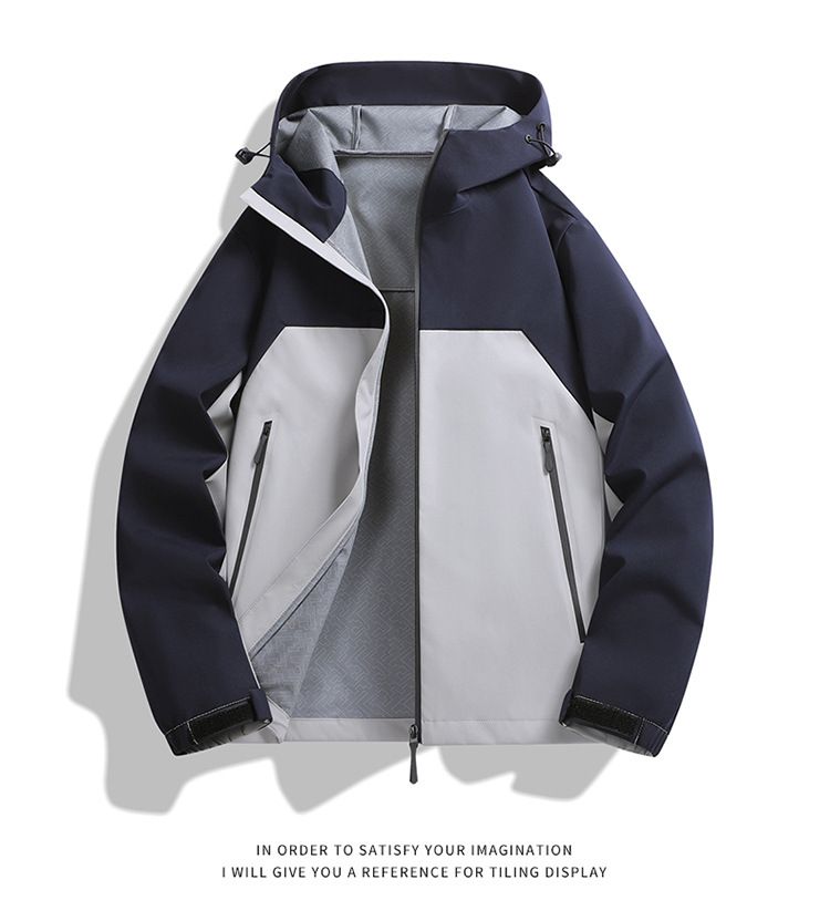 Herrenbekleidung, leichte, wasserdichte Wanderjacke für Männer und Frauen – winddichte Outdoor-Shell mit atmungsaktivem Stoff für alle Jahreszeiten (mehrere Farben)_voghion.com