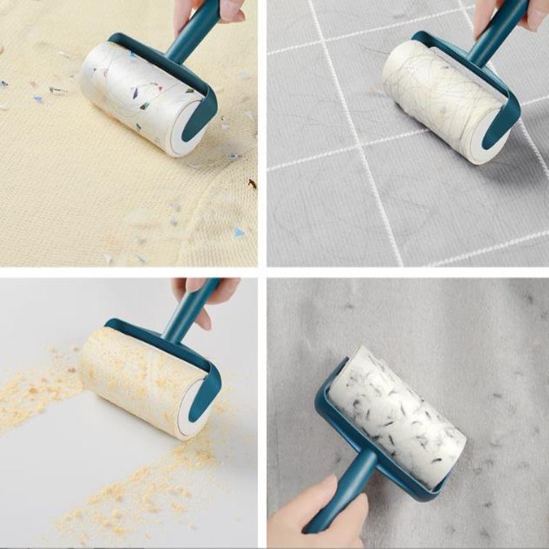 Household Sticking Brush Pet Sticking Brush Clothes Sofa Bed Sticking Brush Roller Replaceable Sticking Brush Spot_voghion.com
