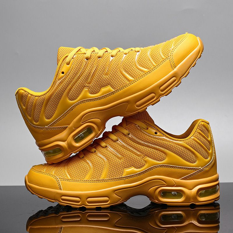 Men's Cushion Fly Woven Breathable Sports Outdoor Casual Lightweight Comfortable Running Shoes_voghion.com