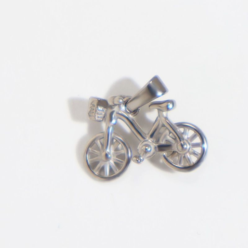 Accesorio colgante para collar dorado con forma de cruz de helado para motocicleta o bicicleta_voghion.com