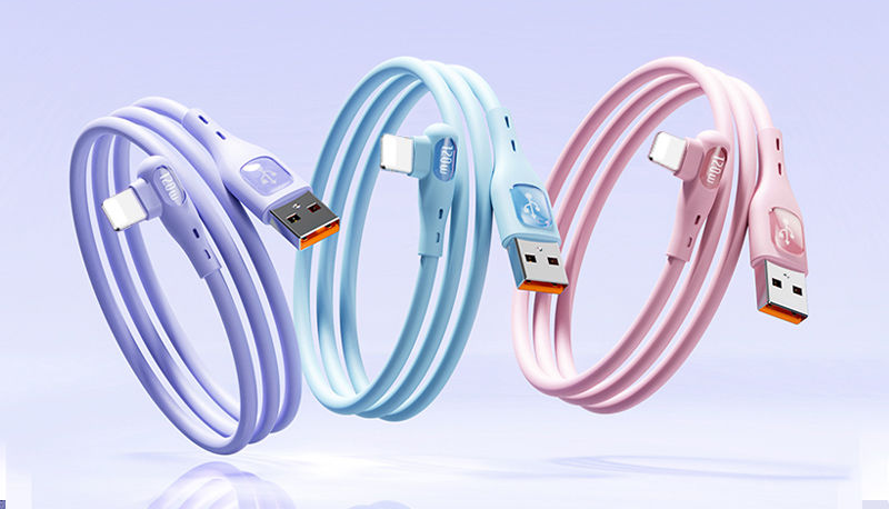 Right Angle Fast Compatible With 6/7/8P Charging Charger Set XR/11/12 Data Cable_voghion.com
