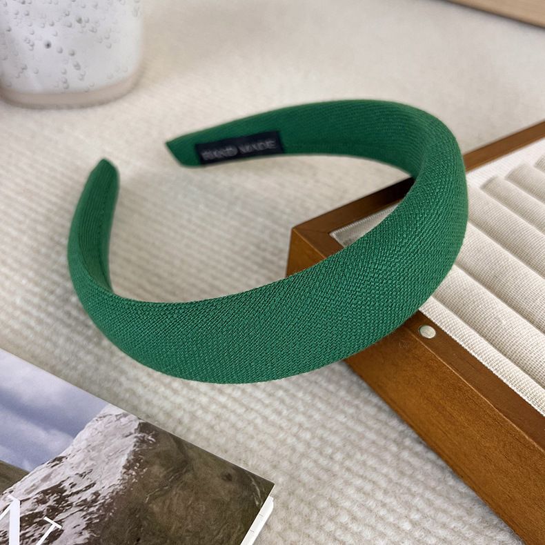 Farbblock-gewebtes Stirnband Herbst Winter Vielseitiges High-End-Haarband für Frauen Süßes Haar-Accessoire im neuen Stil_voghion.com