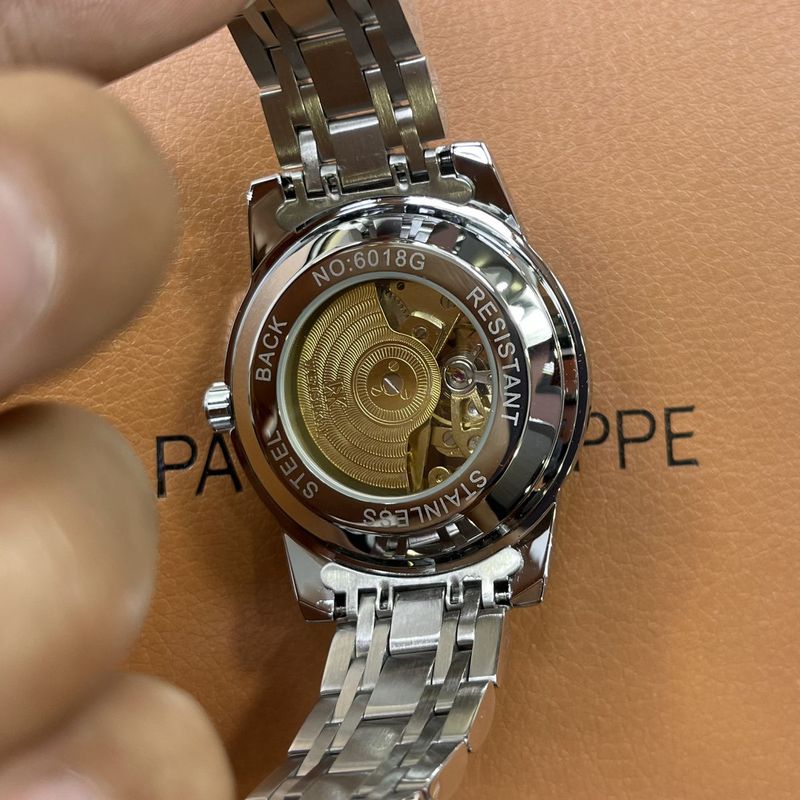 Not Many, Double-sided Hollow Automatic Mechanical Watch Men's Waterproof Fashion Student Luminous Steel Belt Watch_voghion.com