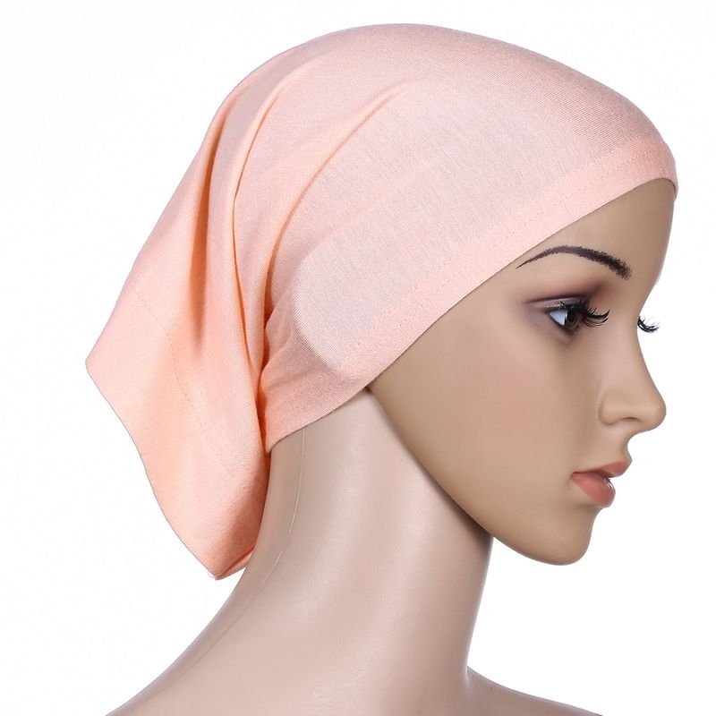 Unisex cap-skjerf dekket med mercerisert bomullsstoff_voghion.com