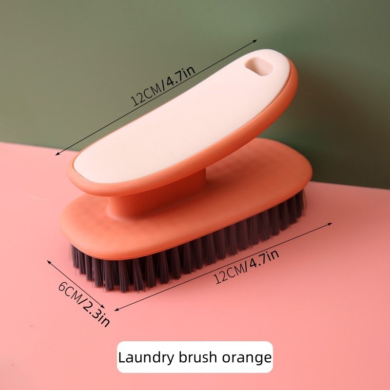 Laundry Brush, Multifunctional Long-handled Cleaning Brush With Soft Bristles, Household Use, Doesn't Damage Clothes_voghion.com