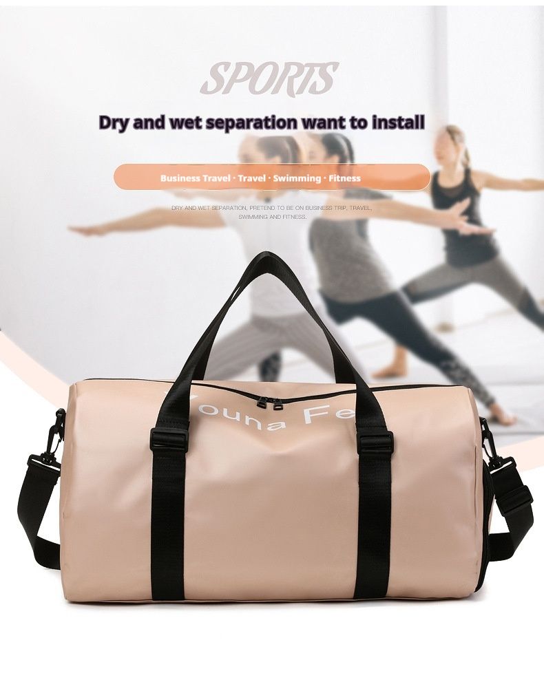 Geantă de depozitare nouă pentru călătorii, geantă de depozitare pentru bagaje, pânză Oxford, portabilă, capacitate mare, separare umedă uscată, geantă sport fitness_voghion.com