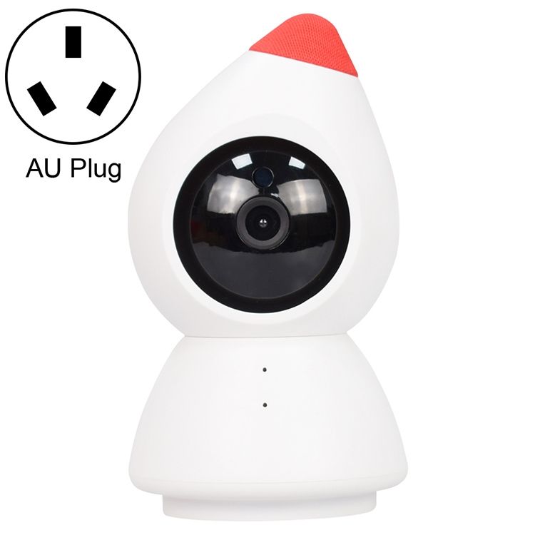 YT43 Telecamera da interni wireless HD da 2 milioni di pixel per la casa di Cappuccetto Rosso, supporto per rilevamento del movimento, visione notturna a infrarossi e scheda micro SD (spina AU)_voghion.com