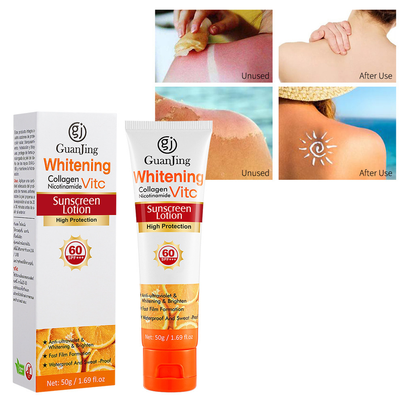 GUANJINGvc Crema correctora iluminadora y aislante, protector solar, cosméticos_voghion.com