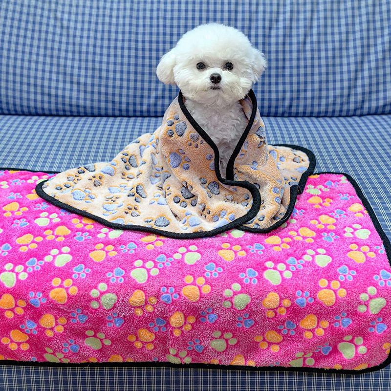 Coperta per cani e gatti in pile di corallo per animali domestici_voghion.com