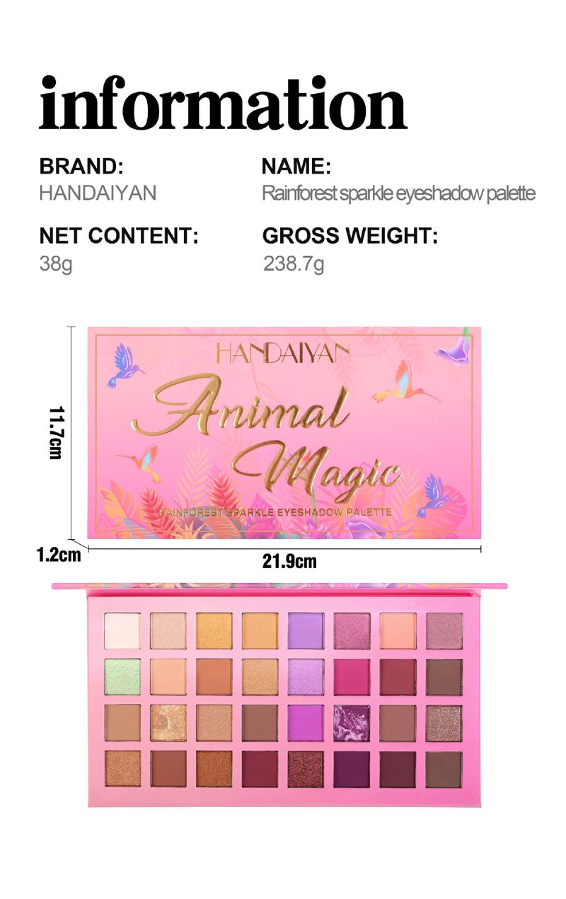 32-color eyeshadow plate Pearl matte makeup repair plate_voghion.com