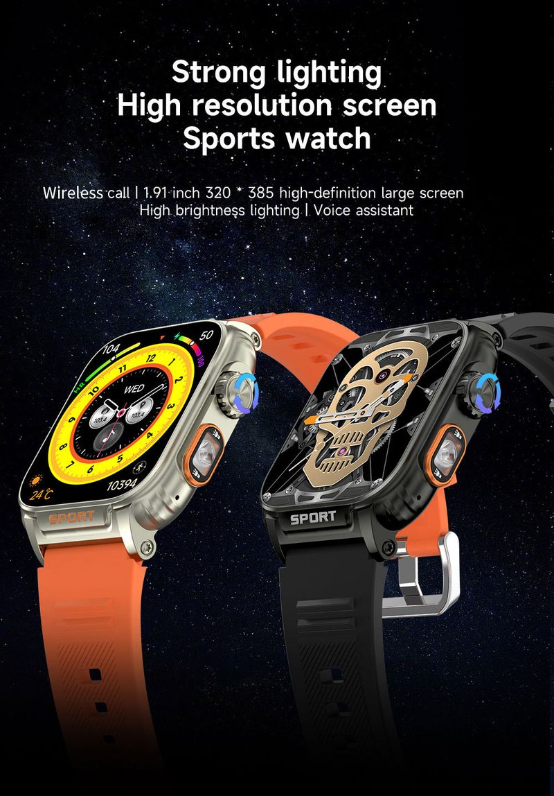 Multi Functional Outdoor Sports Smart Watch For Men Blood Pressure And Heart Rate Health Smart Watch_voghion.com