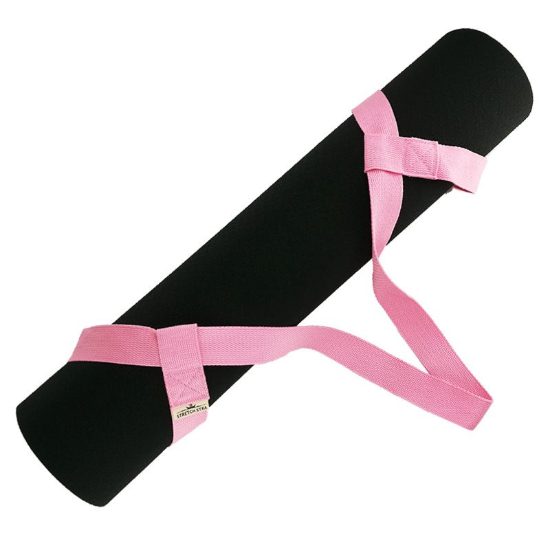 Tragbarer Yogamatten-Rücken-Schultergurt aus Baumwolle, Stretching-Gürtel_voghion.com