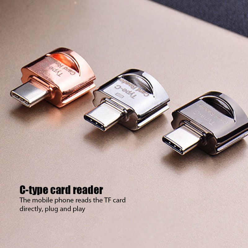 USB 3.1 High Speed OTG Typ-C Kartenleser USB-C TF Micro SD Adapter TF Micro-SD Otg Telefon Adapter micro sd kartenleser mini_voghion.com