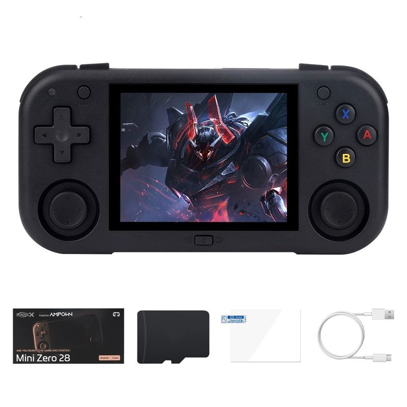 Nieuwe MINI ZERO 28 Zhou Ge Handheld 2.8 Mini Classic Joystick Game Console_voghion.com